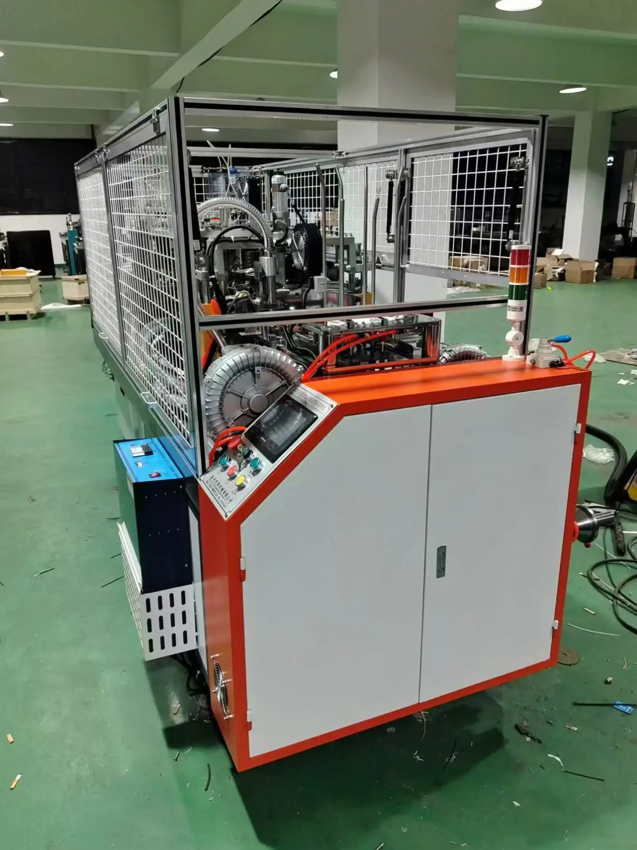 High-Speed Fully Automatic 2-16oz Disposable Paper Cup Manufacturing Machine Production Line for Cup Making Customized