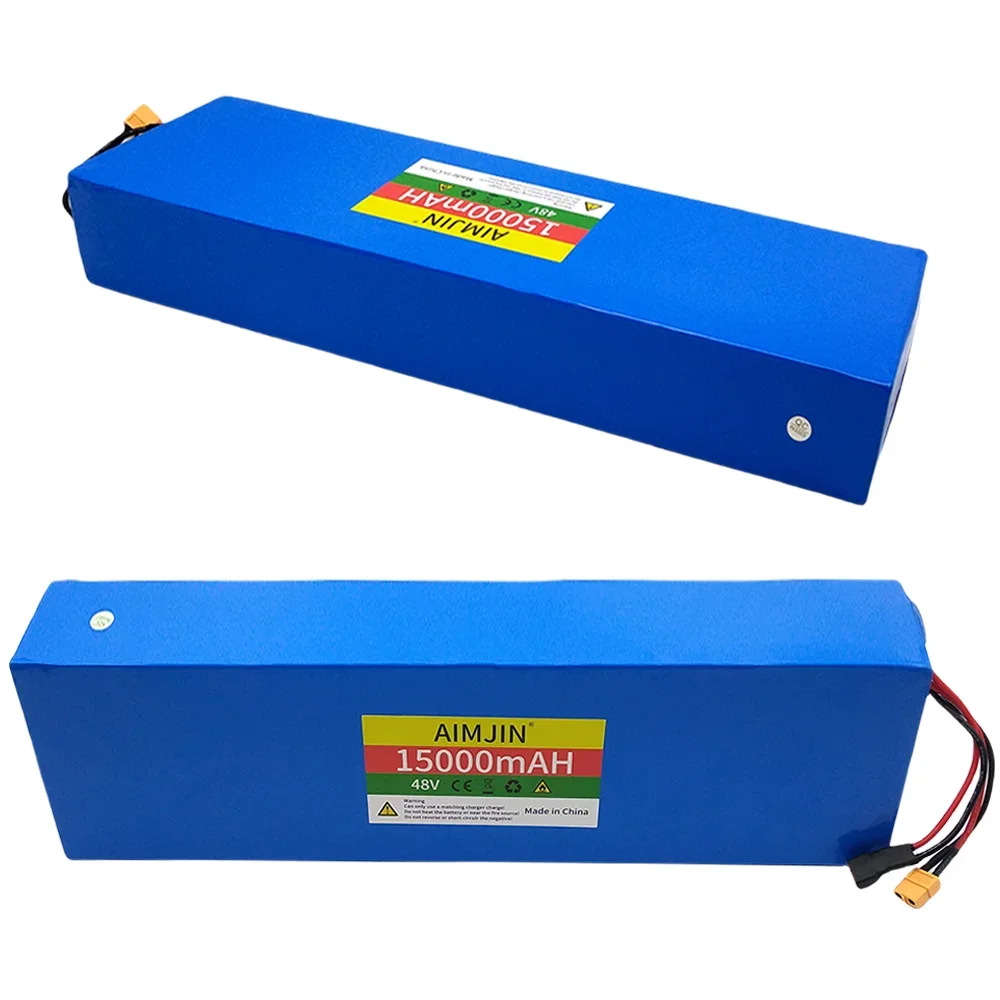 18650 13S4P 48V 15000mAh 15Ah Lithium Battery Pack for Kugoo M4/M4Pro/M5/M5Pro /Max Speed Li-ion Replacement Batteries with BMS