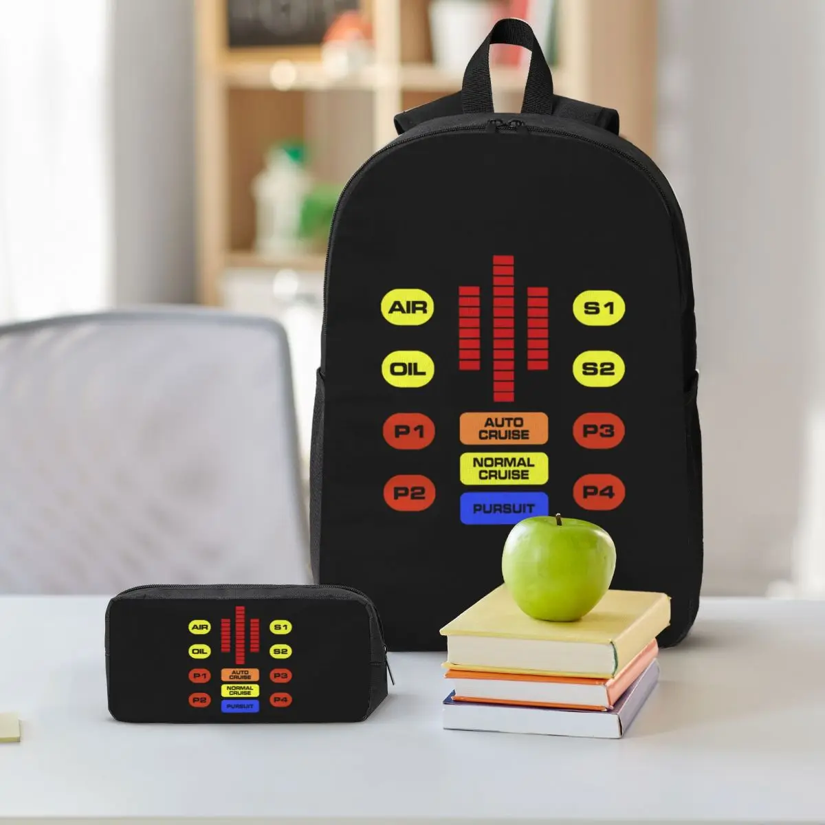 Kitt Voice Box Knight Rider Backpack Student BookBag School Bag Laptop Shoulder Bags 3ps Insulated Lunch Bag Pencil Case - view 6