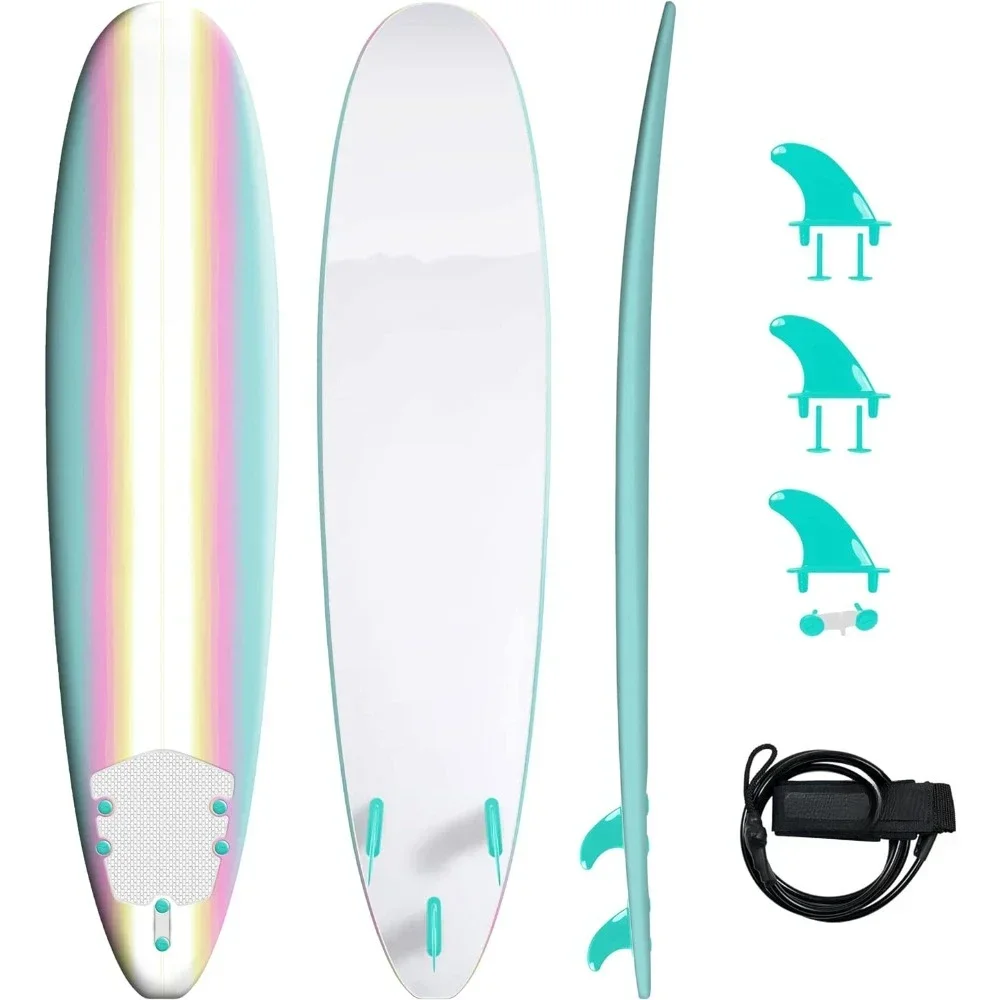 

Classic Soft Top Foam 8ft Surfboard Wakeboard Underwater Scooter Sup Board Inflatable Sapboard Surfing Water Sports