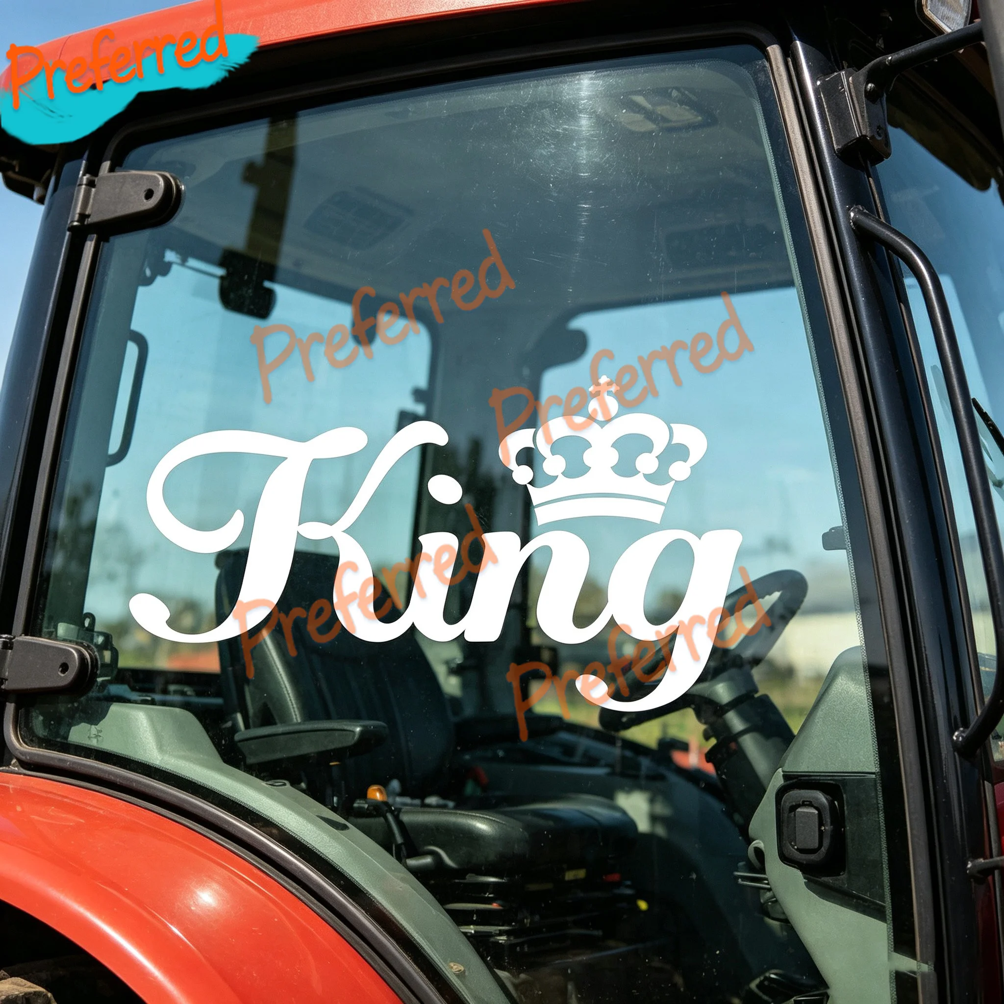 

2x Pegatinas Vinilo JDM KING Funny Sticker Car Boat Stickers Decals Best Gifts - Customizable in Any Sticker Size -No Background