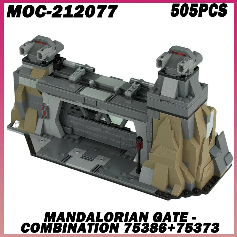 

505PCS MOC-212077 Gate Model MOC Building Block Bricks Ambush Scene Creative Construction Assembly Toys Birthday Gift