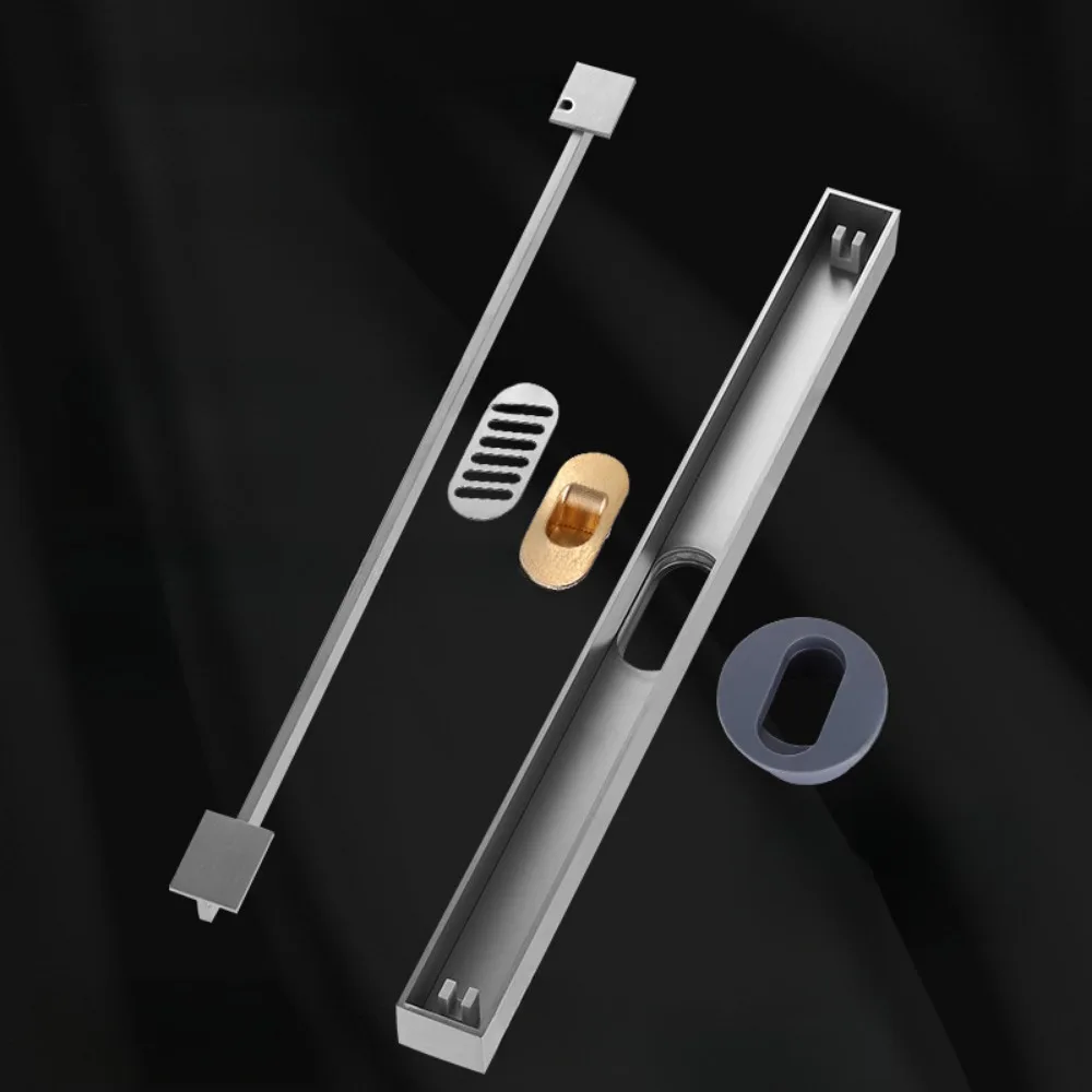 

Linear floor drain, narrow stainless steel, long linear floor drain, anti-reverse artifact, card strip, deodorant floor