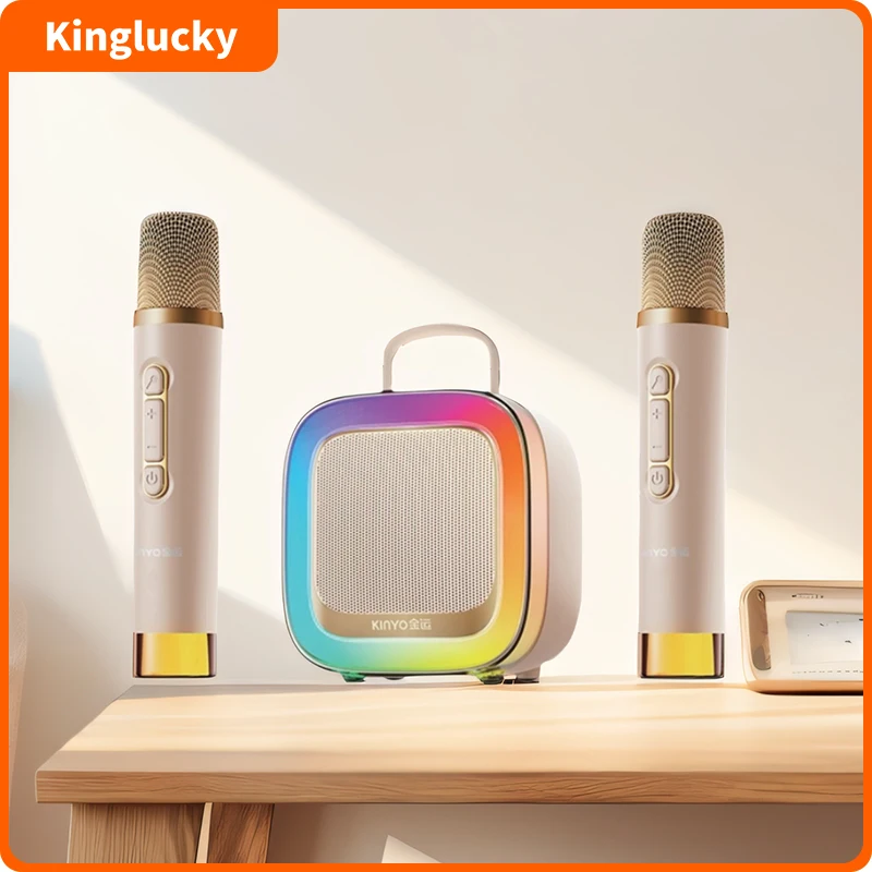 

Kinglucky K88 Karaoke Speaker Speakers Bluetooth Speaker High Volume Deep Bass Voice Optimization Long Battery Life Kids Gift