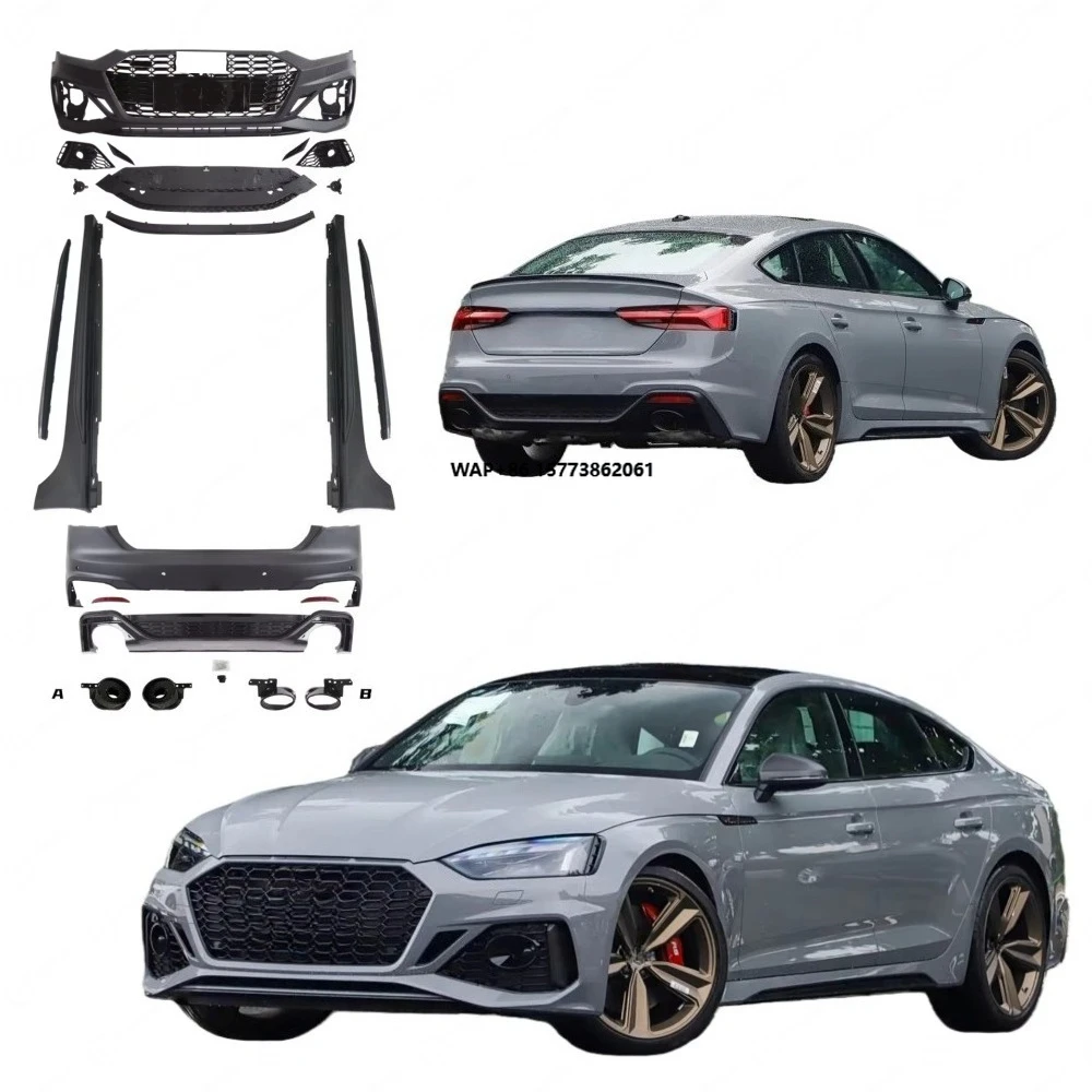

Automobile Car Bumpers Conversion BodyKit for A5 2020+ Facelift to RS5 Appearance BodyKit With Front Bumper