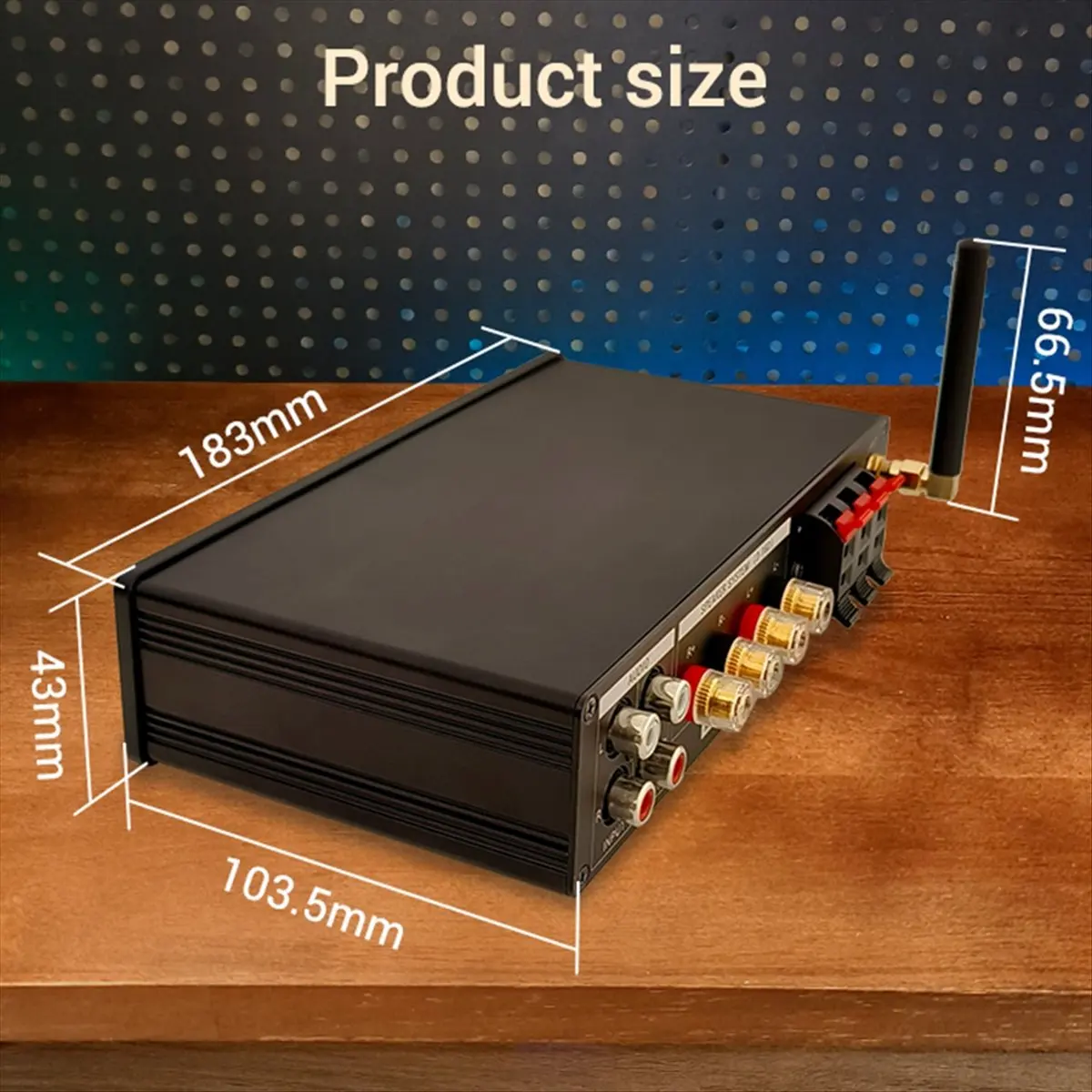 828 AS200 200W TPA3116D2 Home Theater KTV Bluetooth Power Amplifier Karaoke Singing 2.0/5.0/5.1 Channel Multi-Purpose AUX
