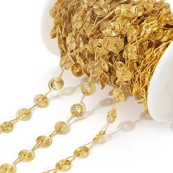 1 Meter Stainless Steel Handmade Flower Chains DIY Bohemian Necklaces Findings Bracelets Supplies Jewelry Making Accessories