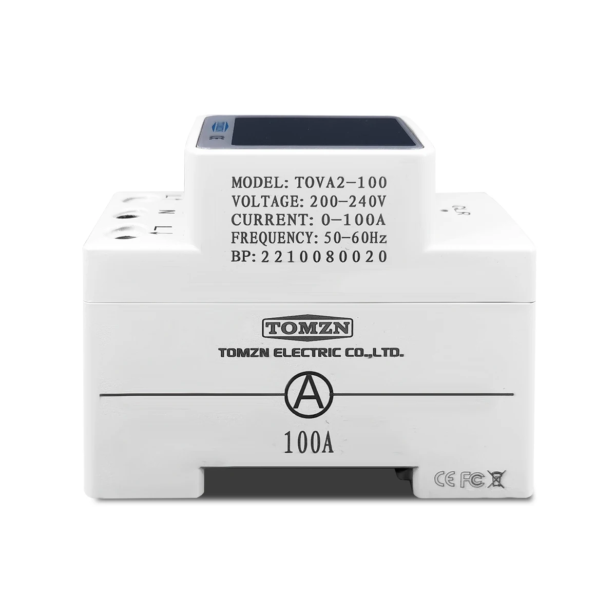 4w1 TOMZN AC 110V 220V 100A napięcie prądu KWH monitor energii elektrycznej miernik VOLT AMP woltomierz amperomierz watomierz szyna din — zdjęcie 6