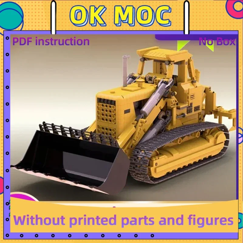 

Moc строительные кирпичи модель автомобиля Caterpillar 983 Traxcavator технология модульные блоки подарки игрушки для детей DIY наборы для сборки