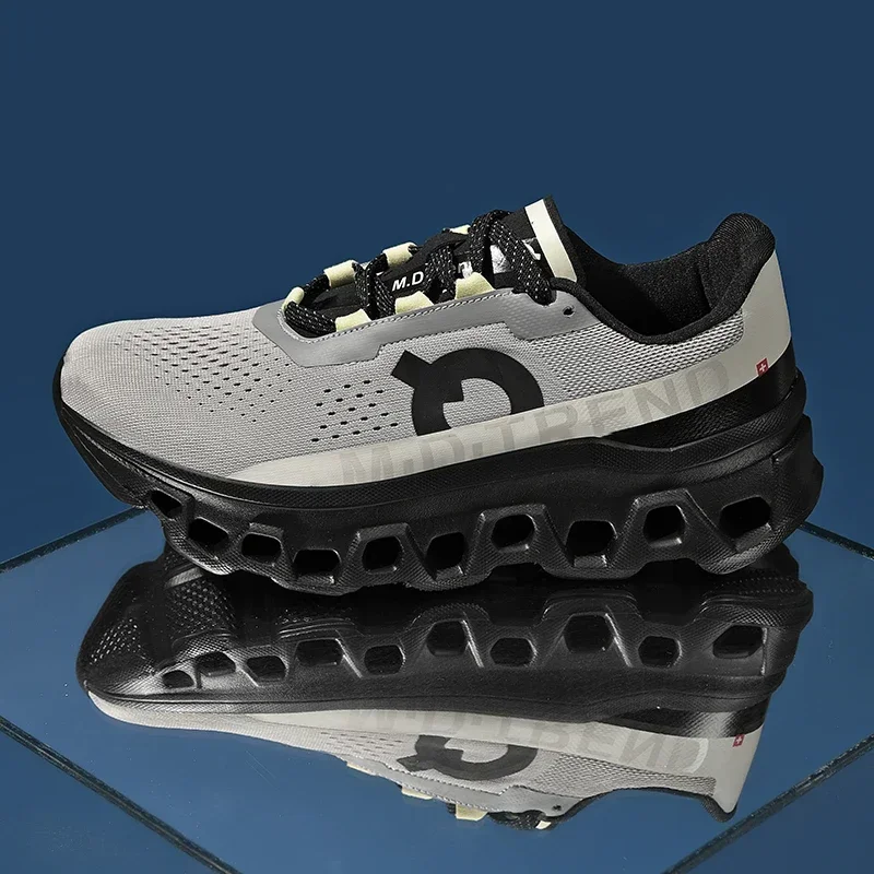 

New Men Running Shoes Leisure Fashion Jogging Comfortable Sneakers Lace-up Breathable Casual Walking Blade Loafers Brand Outdoor
