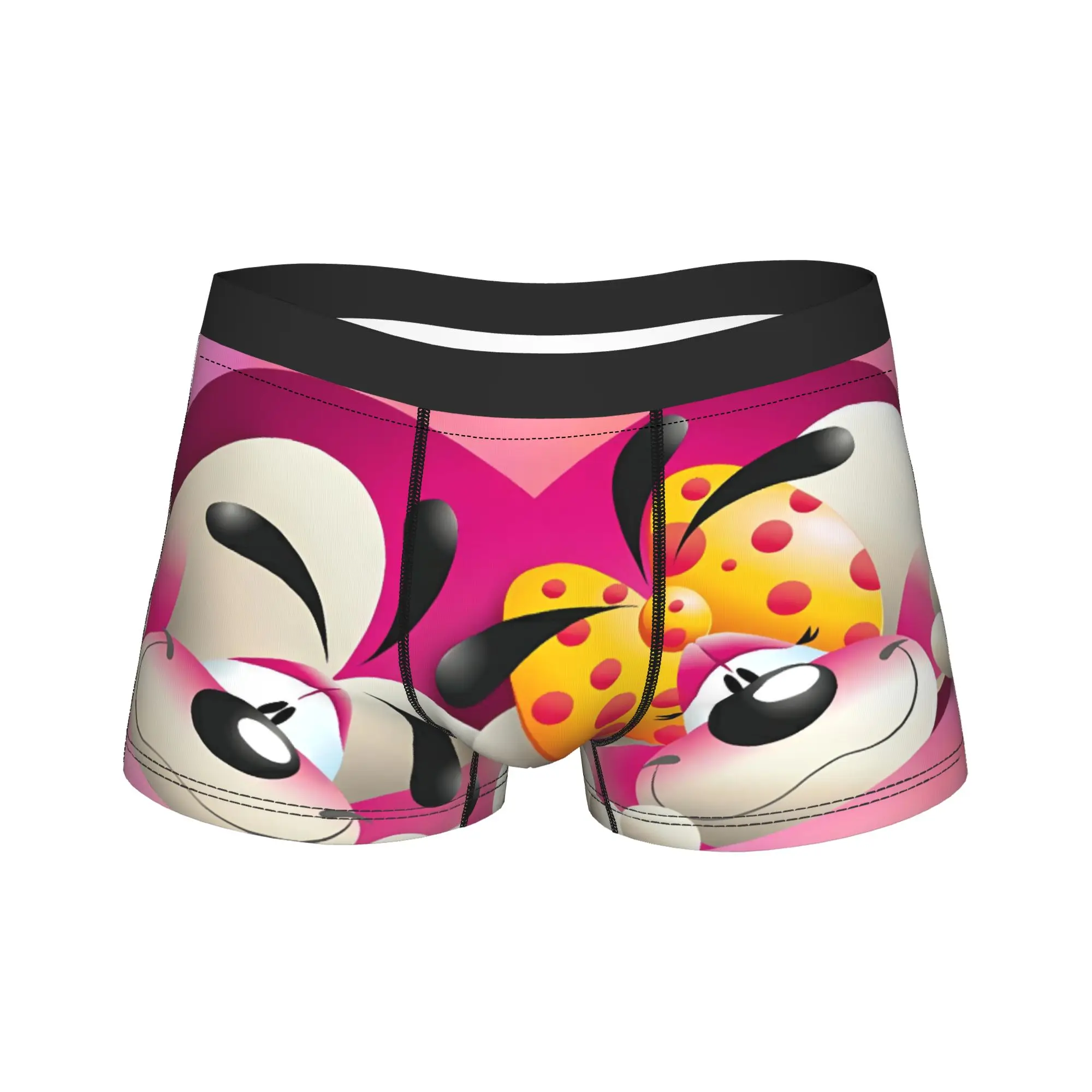 

Мужские трусы-боксеры Diddl Diddlina Love Underwear Trenky, эластичные, с узором, больших размеров