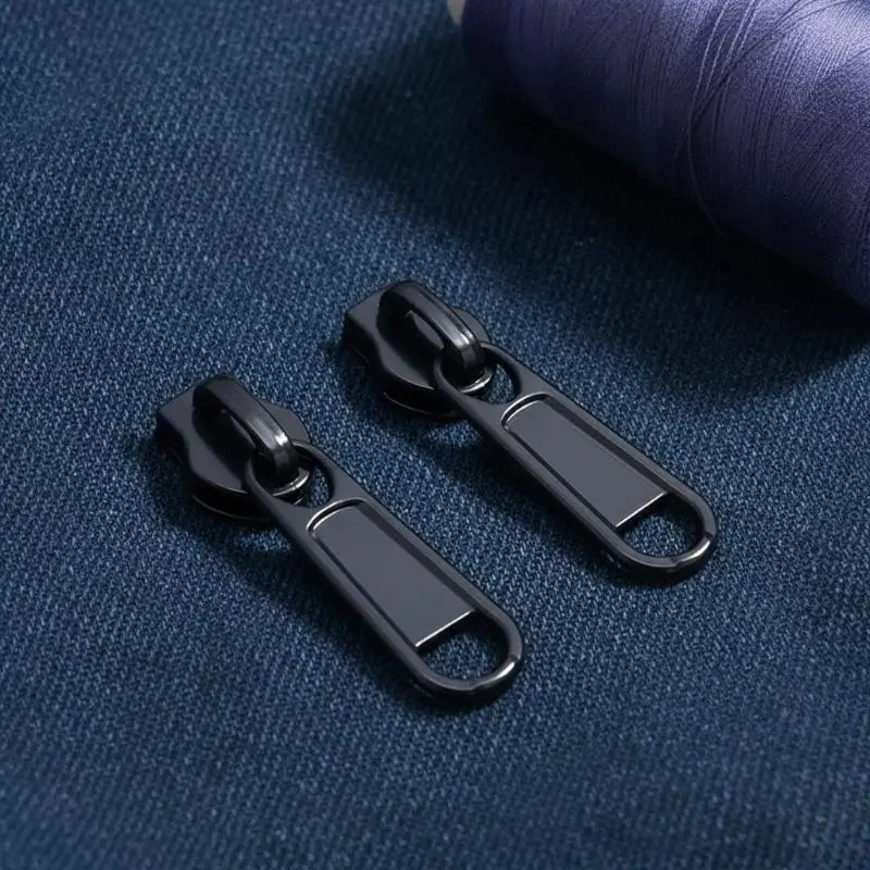 Heavy Duty Zipper Repair Kit 4Pcs Universal Zipper Sliders Fit 3# 5# 8# 10# Zippers for Luggage Tents Workwear Outdoor Bags