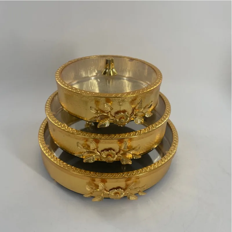 Iron art creative modeling fruit plate afternoon tea snack rack cake plate living room household coffee table sugar dried fruit