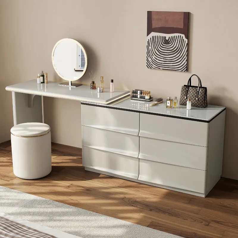 

Design Natural Dressing Table Modern Simple Simple Makeup Dressing Table Bedroom Girl Desk Mesa De Maquillaje House Accessories