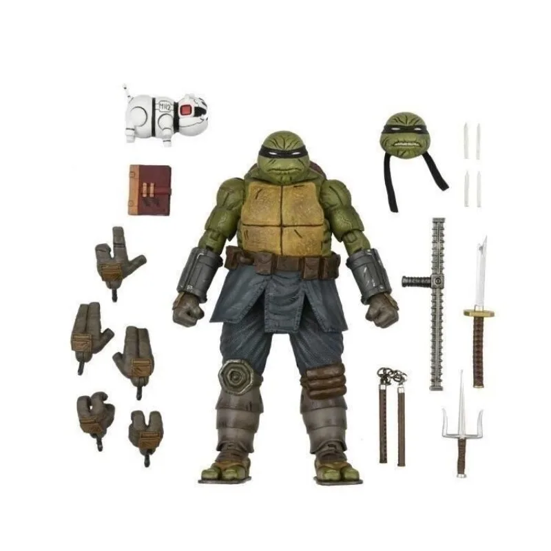 NECA Figure Teenage Mutant Ninja Turtles Action Figure Mummy Cos Michelangelo Raphael Model Mummy Cos Collectible Ornament Toy