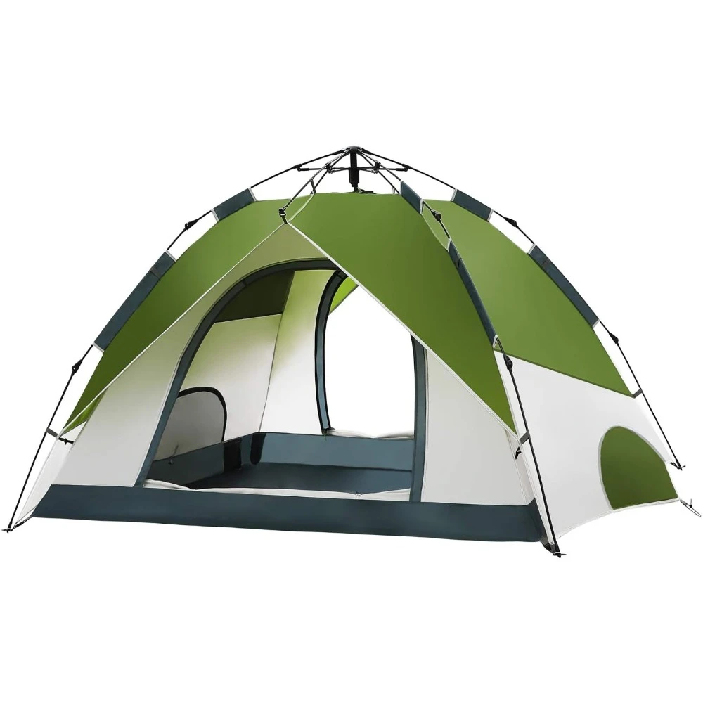 Up Tent Family Camping  4 Person  Portable Automatic Waterproof Windproof