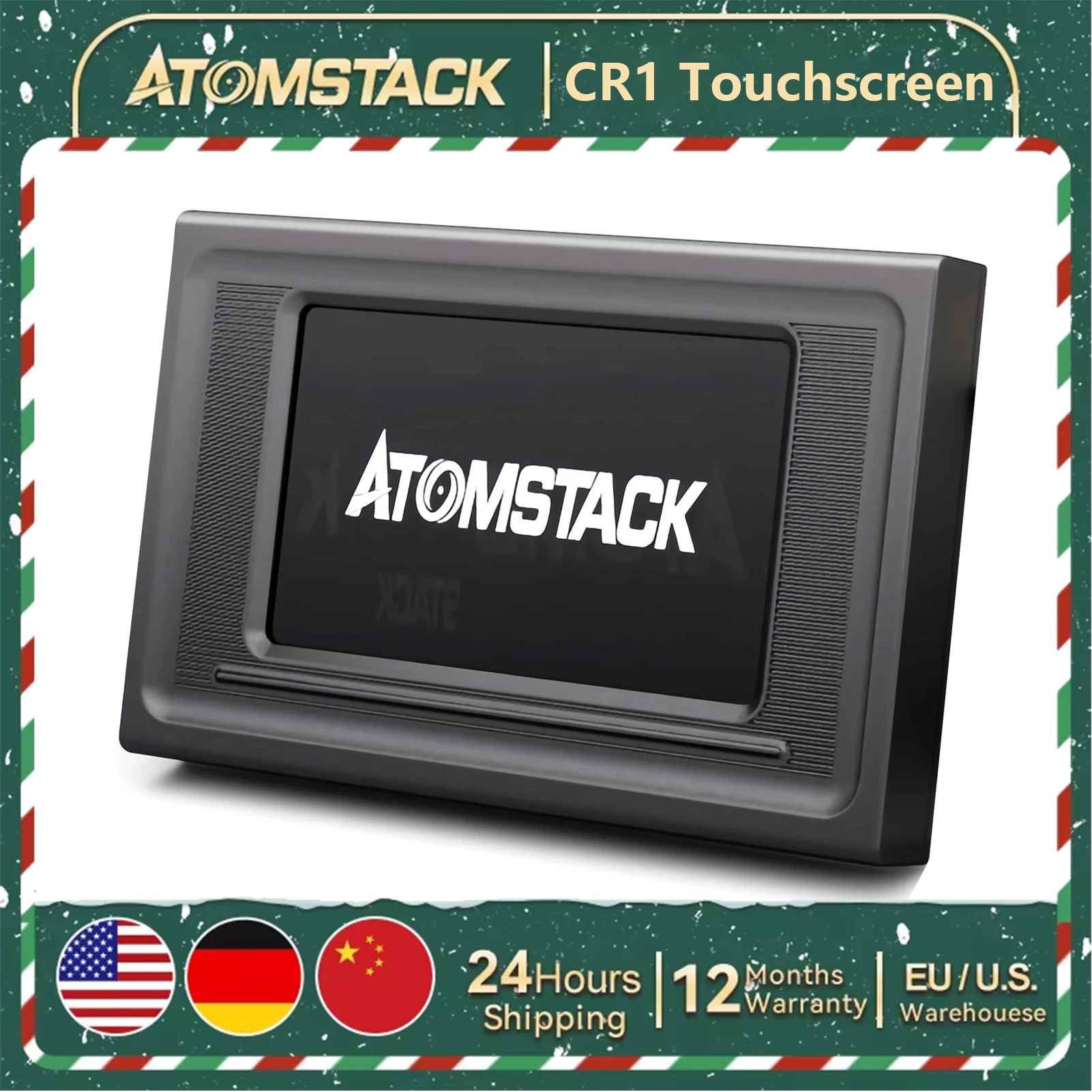 ATOMSTACK CR1 Laser Engraver Touchscreen 3.5'' Control Panel Support Offline Engraving LCD Monitor for A6 Pro/A12 Pro/A24 Pro