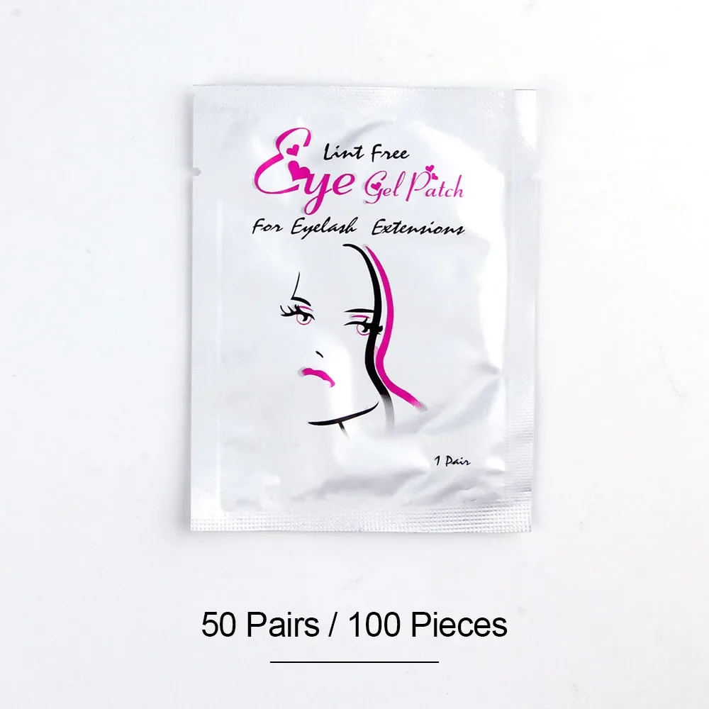 50/100pairs Wimpern Für Wimpern Extensions Augen Pads Kissen Einweg Patch Unter Wimpern Tipps Lint Kostenloser Aufkleber Wraps make-up