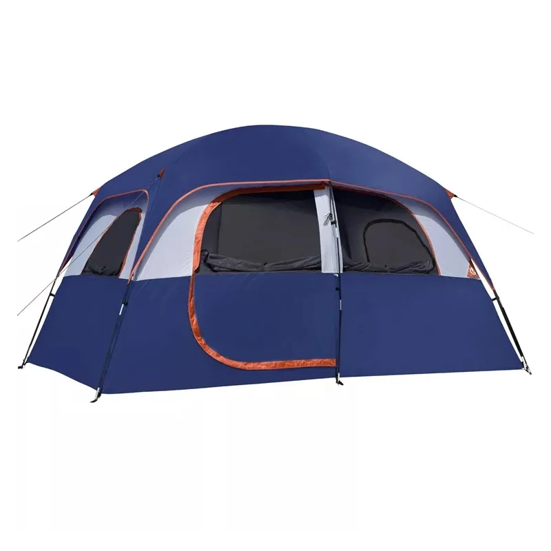 Extra Large Outdoor Camping Tents 6 Persons Waterproof Outdoor Family Luxury Big Camping Tent