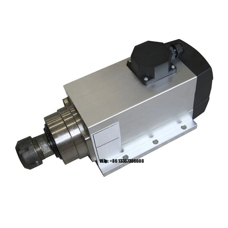

4.5kw Air Cooling Spindle Motor CNC Router Woodworking Flange Milling Drilling New Condition