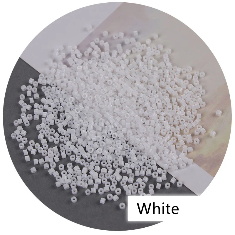 1200pcs 2mm Mini Glass Beads 12/0 Uniform Loose Spacer Beads For Needlework DIY Jewelry Making Accessories