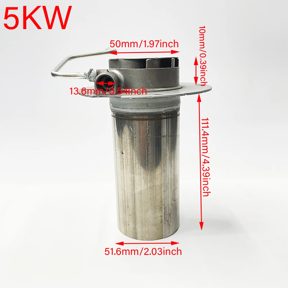 Stainless Steel Heat Exchanger Parking Heater Combustion Chamber Assembly for Diesel Water Heaters 2D 4D 44D