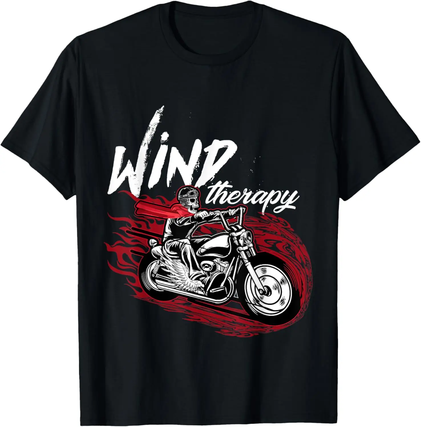 

Wind Therapy Motorbike Motorcycle Men Women T-Shirt
