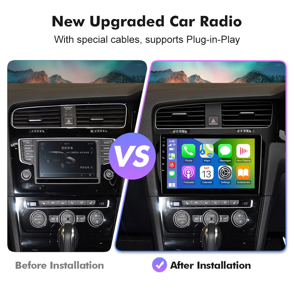 Android 13.0 Car Multimedia Player For VW Volkswagen Golf 7 RHD 2013-2019 Autoradio Navigation Camera 4G Carplay Android Auto