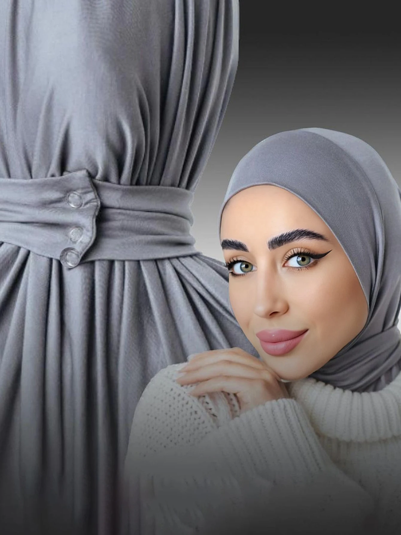Ready to Wear Snap Fastener Instant Hijab for Muslim Women Full Cover Head Wraps Scarf Islam Turban Caps Turbante Mujer