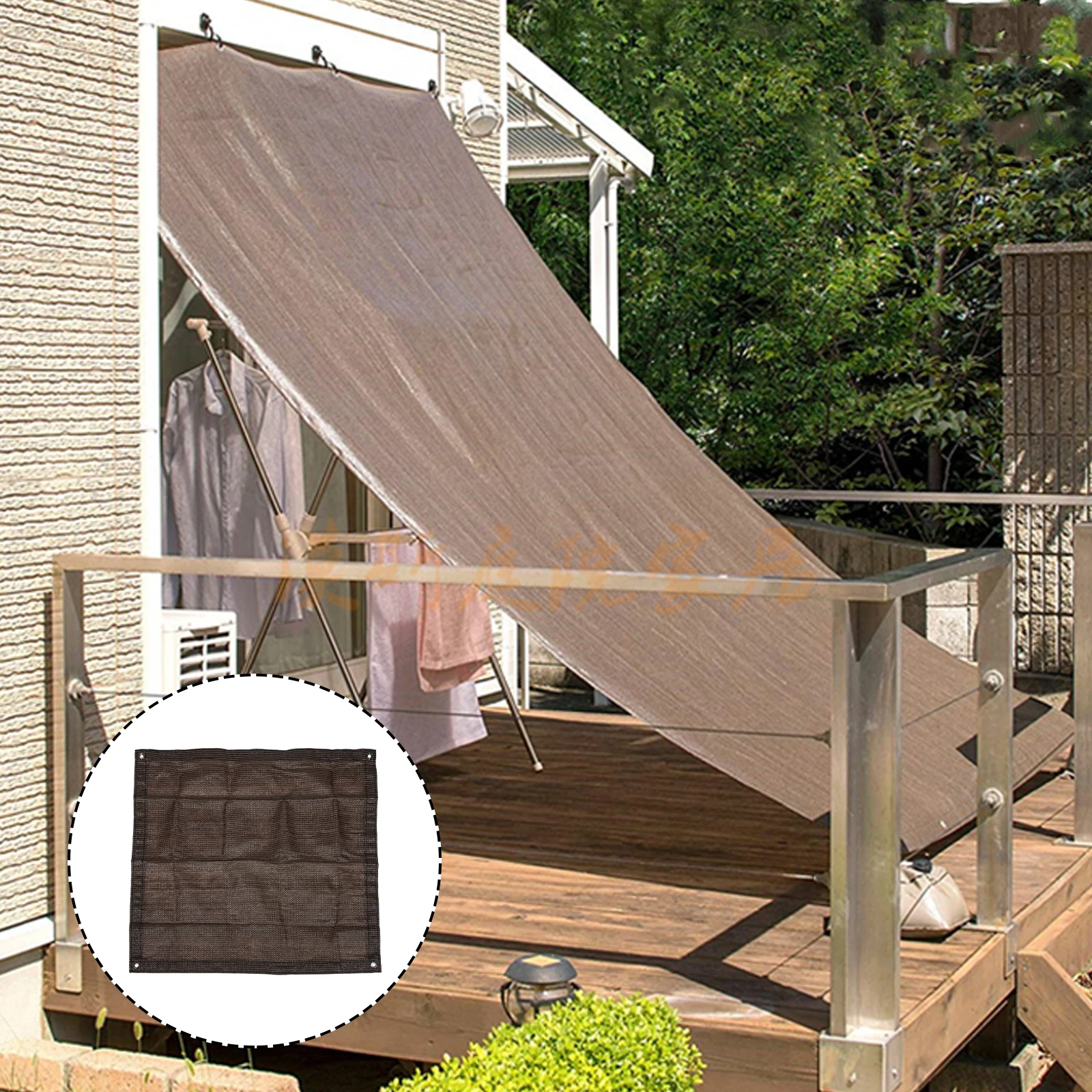 

Premium Balcony Sunshade Net Garden Yard Shading Cloth Outdoor Sun Protection Cover Sturdy Durable Sunshade Net