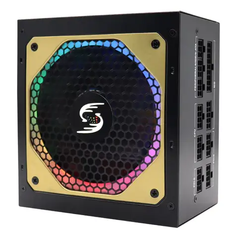 1000W Full Modular Power Supply with RGB Fan 80+ Bronze 1000 Watt Gaming PC ATX Power Supplies