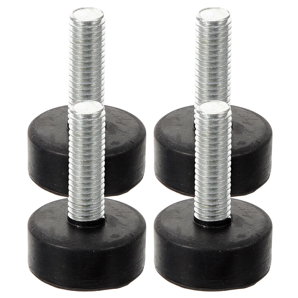 4 Pcs Table Legs Rubber Feet for Cutting Board Adjust Adjustable Furniture Levelers