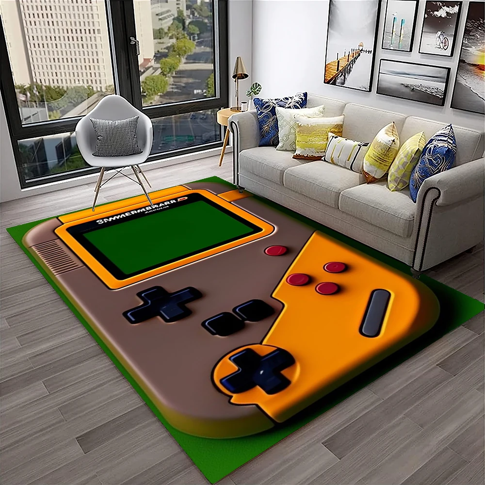 

Game Boy GamePad Retro Games Console Carpet Rug for Home Living Room Bedroom Sofa Doormat Decor,kids Area Rug Non-slip Floor Mat