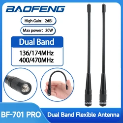 Baofeng BF-701 PRO Dual Band Antenna SMA-Female High Gain 20W For Baofeng UV-5R BF-888S UV-21 PRO UV-5RH Quansheng UV-K6 UV-K5