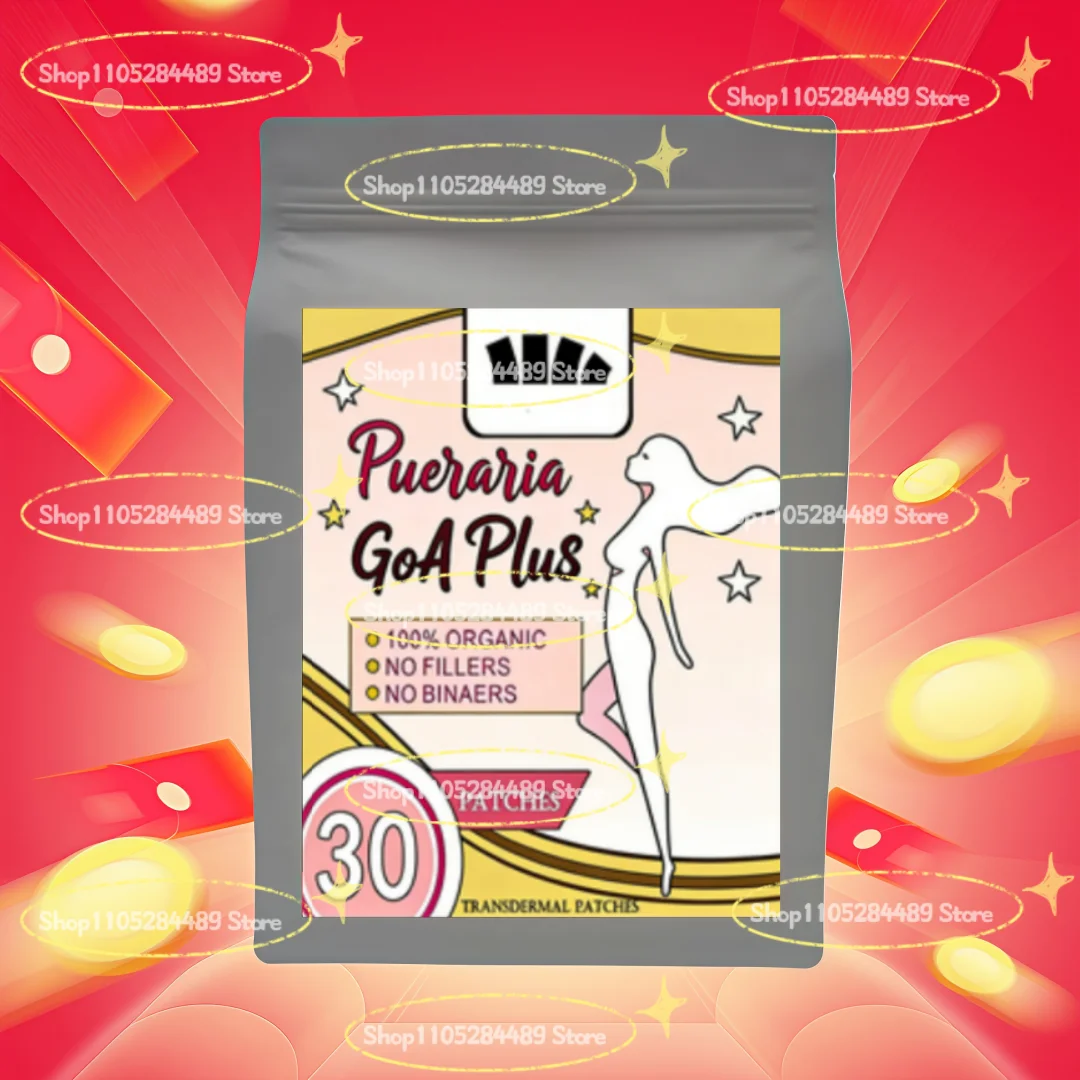 Pueraria Mirifica Transdermal Patch, with Aauaje, Saw Palmetto, Wild Yam, for Butt Enlargement 30 Patches