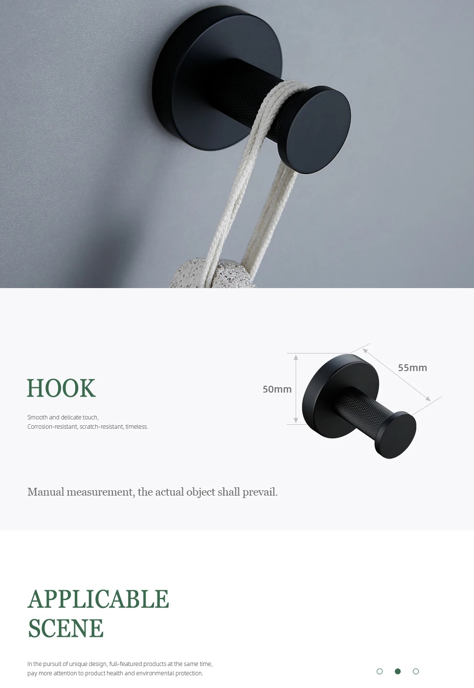 Black Bathroom Accessories Brass Knurled Kit Paper Holder Towel Rack Shelf Single Towel Holder Toilet Brush Holder Hook