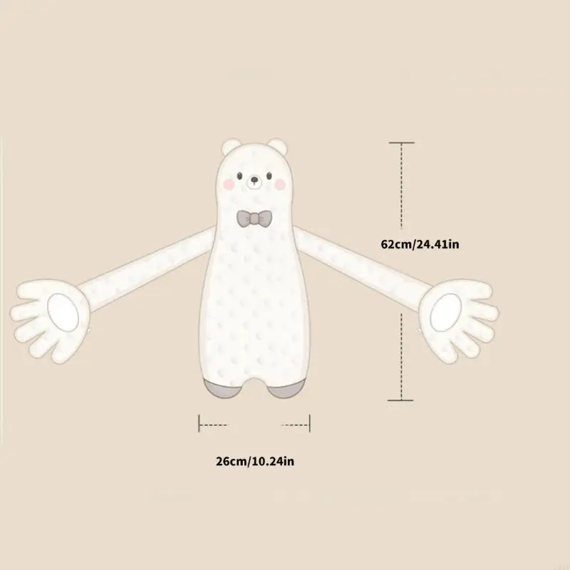 وسادة رفيقة لنوم الأطفال الصغار مع اهتزازات لطيفة، حل نوم الطفل المحمول سهل الاستخدام للمنزل أو الاستخدام النشط 24BE