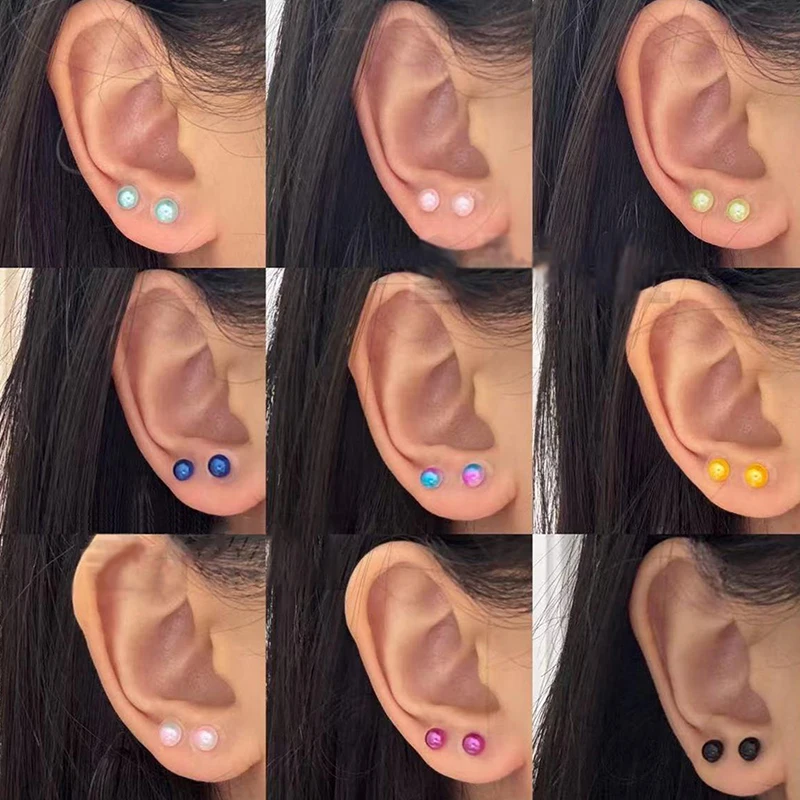 

New Pearl Flower Moon Ear Sticker Ear Care Seeds Acupuncture Auricular Ear Sticker Massage Therapy Needle Patch Auriculotherapy