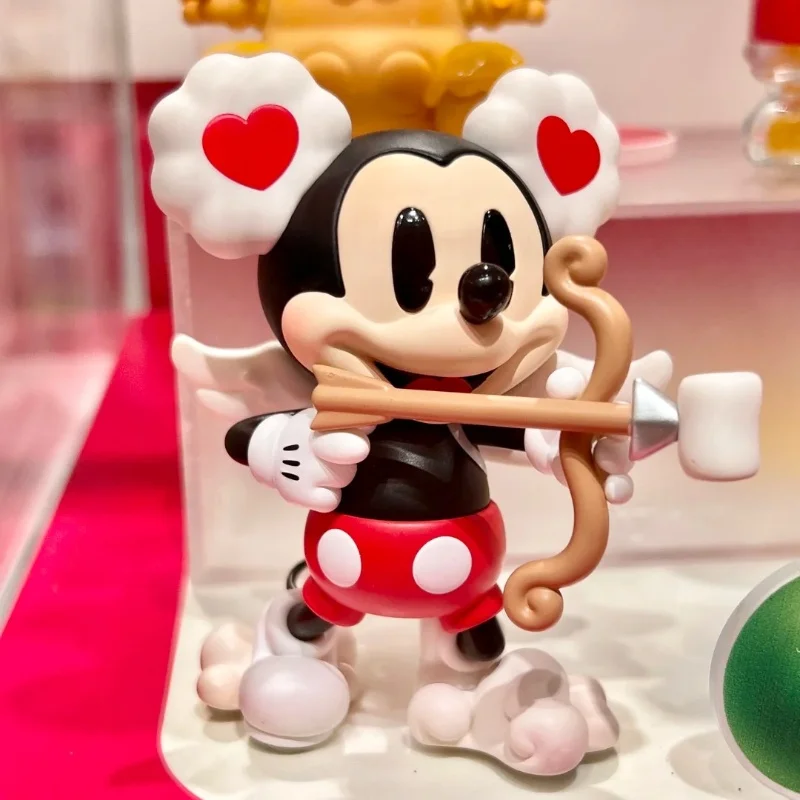 Disney Mickey Childhood Of Boundless Imagination Series Blind Box Toys Kawaii Anime Action Figure Caixa Caja Birthday Gift 