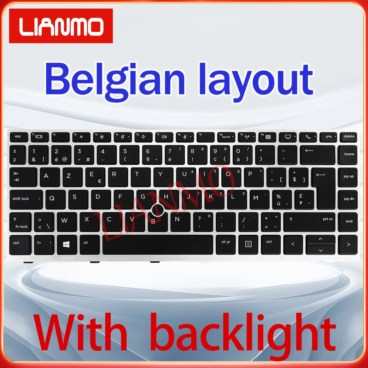 French/Belgian/Bulgarian/Brazil/Canadian French/Switzerland for HP EliteBook 840 G5 846 G5 745 840 G6 14u G5 backlight keyboard