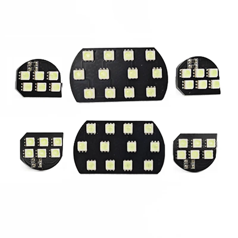 푸조 206 308 3008 408 508 LED 인테리어 독서등, 시트로엥 C5 지붕 LED 램프 교체 액세서리, 6 개