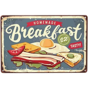 Vintage Metal -Blechschild für Dekoration, Kaffee, Pizza, Bier, Kleber, Wandplakat, Kennzeichen, Eisenmalerei, Haus, Kaffee, Restaurant, Club, Bar 8 Hauptverkaufsdekoration Pizza - №3