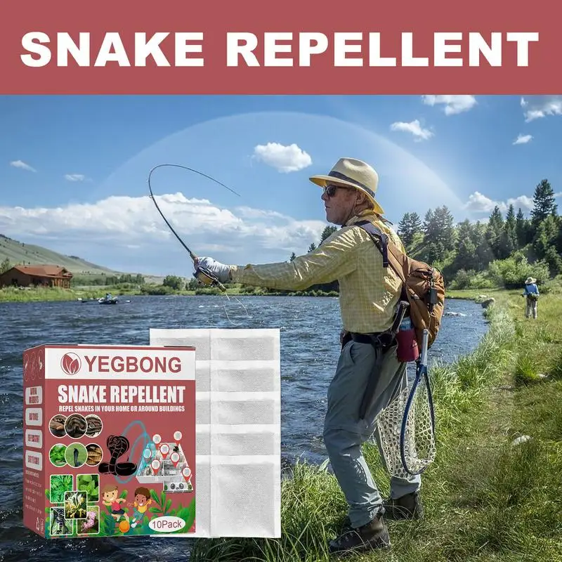 Snake Repellent For Yard Powerful Shield Repellent Anti Snake Safe Repellent For Garden Camping Pest Control Repelling Bag