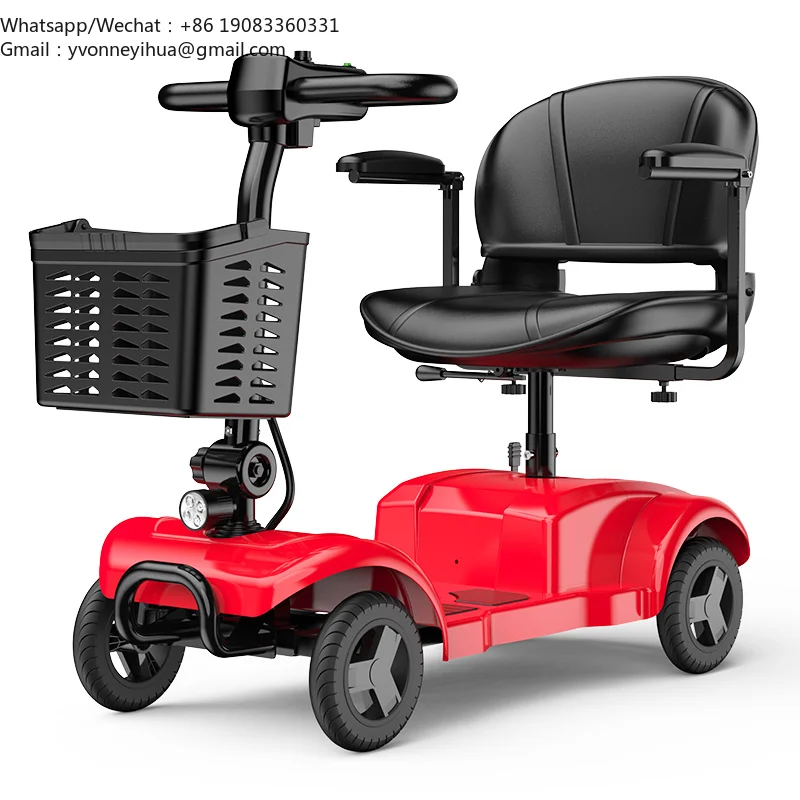 New Model Of Elderly Scooter Four-wheel Small Household Folding Power Scooter
