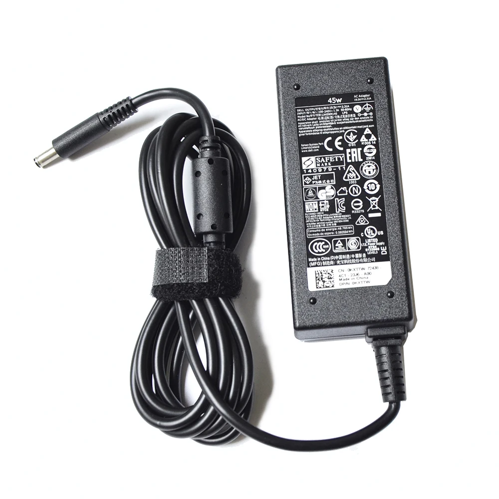 Adaptador de CA de 19,5 V, 2,31a, 45W, fuente de alimentación para portátil para Dell Inspiron 15-3552 HK45NM140 LA45NM140 HA45NM140 KXTTW, cargadores de batería