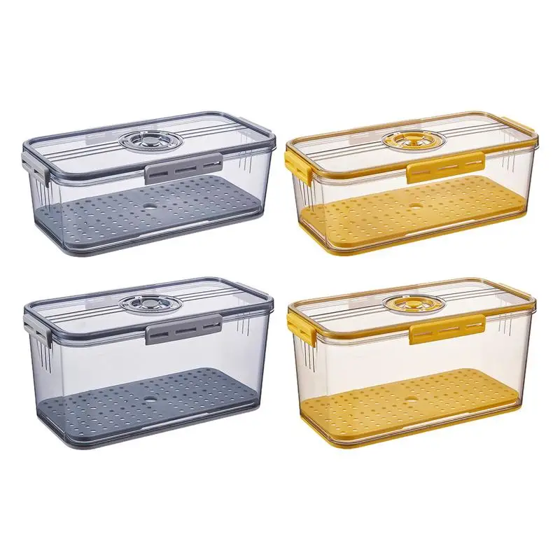 

Bread Box Food Sealing Bread Container Snap Time Recording Large Capacity Food Storage Bread Containers Storage Refrigerator