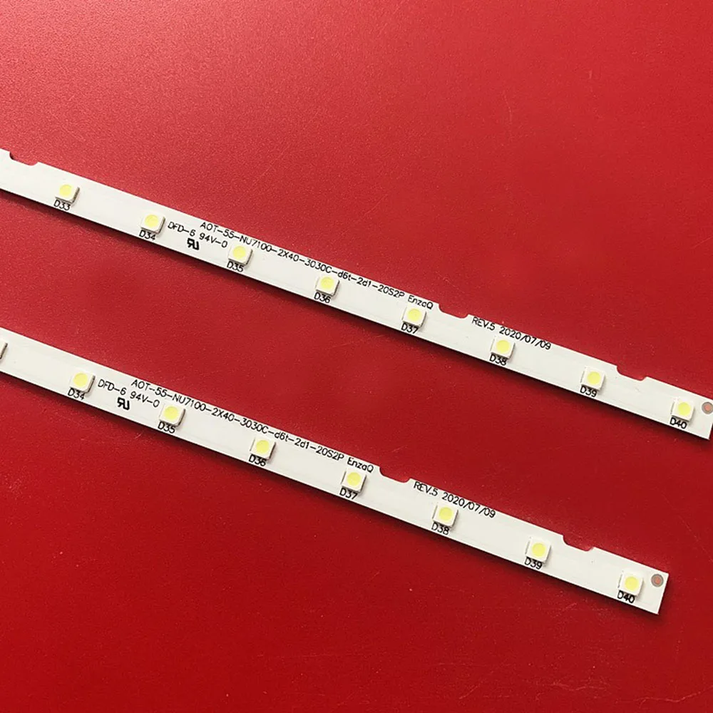 Podświetlenie LED Strip dla Samsung UE55NU7100 UE55NU7105 55NU7100 UE55NU7170 UE55NU7300 UE55NU7100 AOT_55_NU7300_NU7100