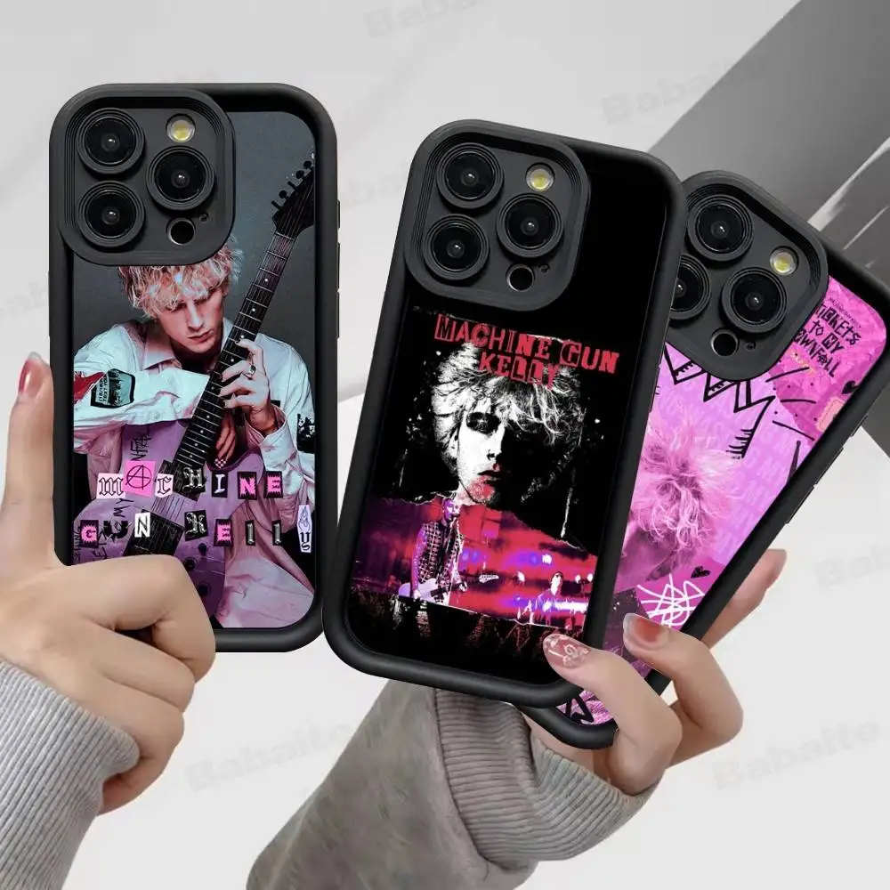 Singer M-Machine G-Gun Kelly Mgk Phone Case for iPhone 17 16 15 14 Plus 13 12 11 Pro Max Silicone Cover