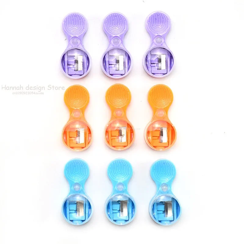 6/1pc Pointer Bleistift Spitzer Mini 2mm Minen Spitzer Tragbare Spitzer mit Lupe Schärfen Werkzeug