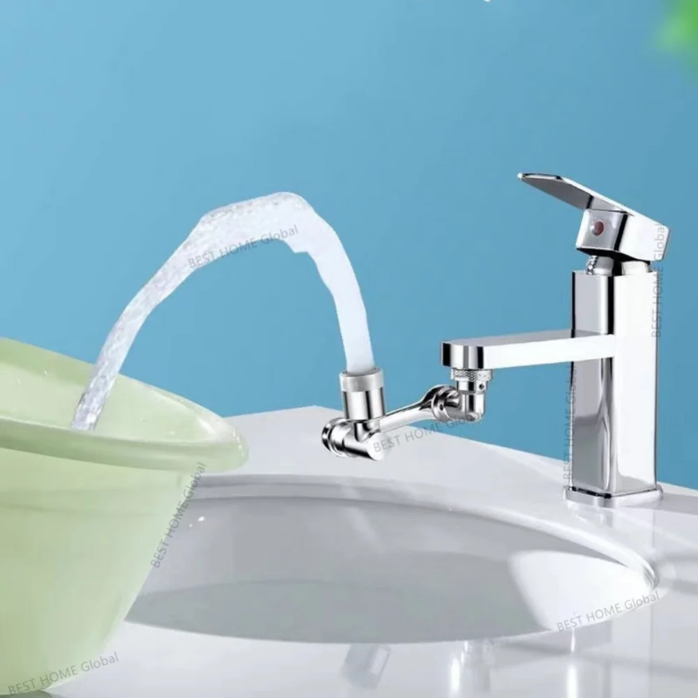 Universal 1080 ° drehen Wasserhahn Belüfter Extender Kunststoff für Küche Bad Wasserhahn Spritz filter Bubbler Düse Roboterarm